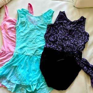 3 LEOTARS  - Ballet size S